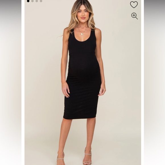 PinkBlush maternity bodycon dress size medium - Picture 1 of 9